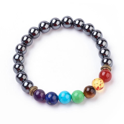 Adult's Chakra Gemstone Stretch Bracelet