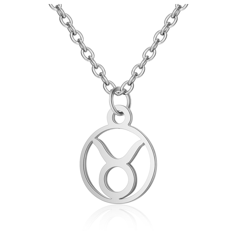 Children's Zodiac Sign Pendant Necklace  Taurus (April 20-May 20)