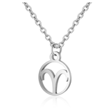 Children's Zodiac Sign Pendant Necklace  Aries (March 21-April 19)