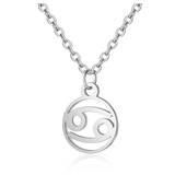 Children's Zodiac Sign Pendant Necklace  Cancer (June 21-July 22)