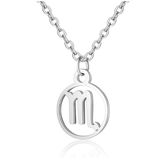 Children's Zodiac Sign Pendant Necklace  Scorpio (October 23-November 21)