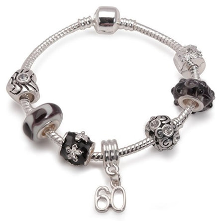 Adult's Thanks 'Very Berry' Silver Plated Charm Bracelet