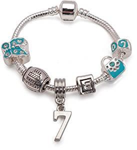 butterfly bracelet, 7th birthday gifts girl and charm bracelet gifts for 7 year old girl