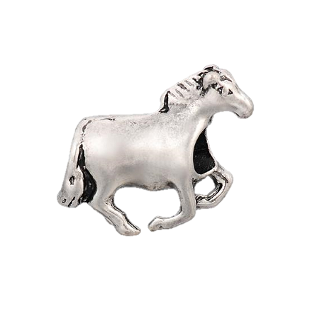 Silver Plated Horse Charm