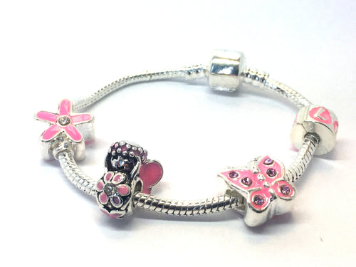 Children's Pink Fairy Bracelet & Fairytale Kids Bracelet