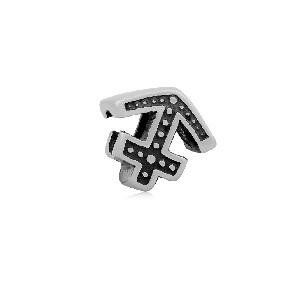 Stainless Steel Sagittarius Symbol Charm