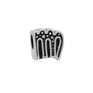 Stainless Steel Virgo Symbol Charm