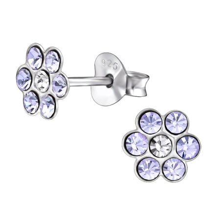 Children's Sterling Silver 'Colourful Easter Egg' Stud Earrings