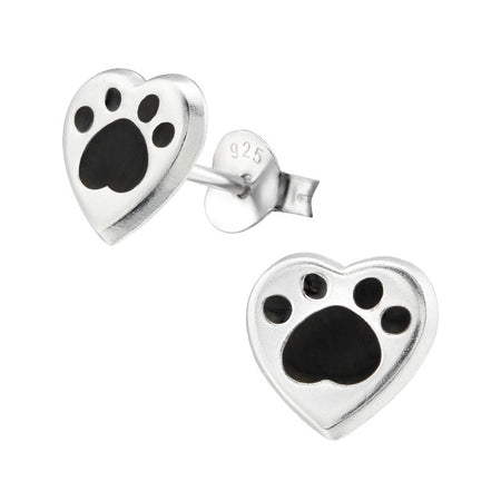 Children's Sterling Silver 'Neon Pink Star Ball’ Stud Earrings