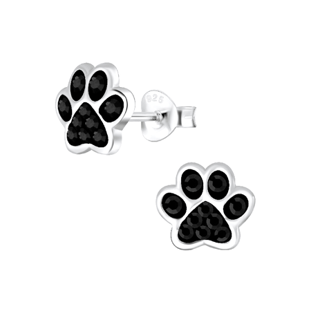 Children's Sterling Silver Hedgehog Stud Earrings
