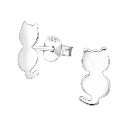 Children's Sterling Silver 'Star with Pink Crystal' Stud Earrings