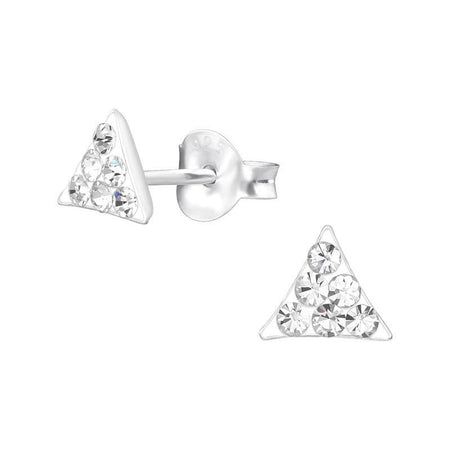 Children's Sterling Silver 'January Birthstone' Stud Earrings