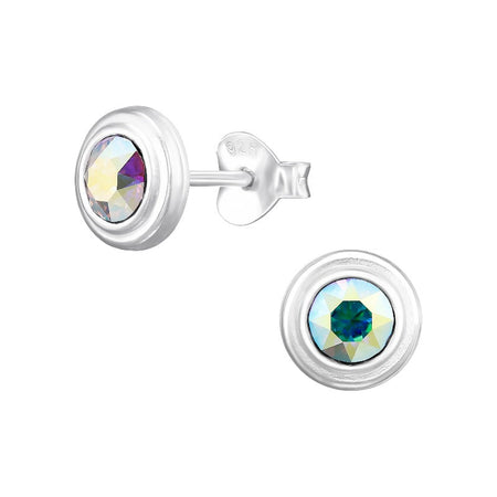 Adult's Silver Tone 'Shapes' Stretch Ring