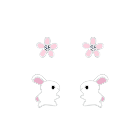 Children's Sterling Silver 'Easter Chick' Stud Earrings