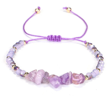 Best Friend Purple Fairy Dream Silver Plated Charm Bracelet