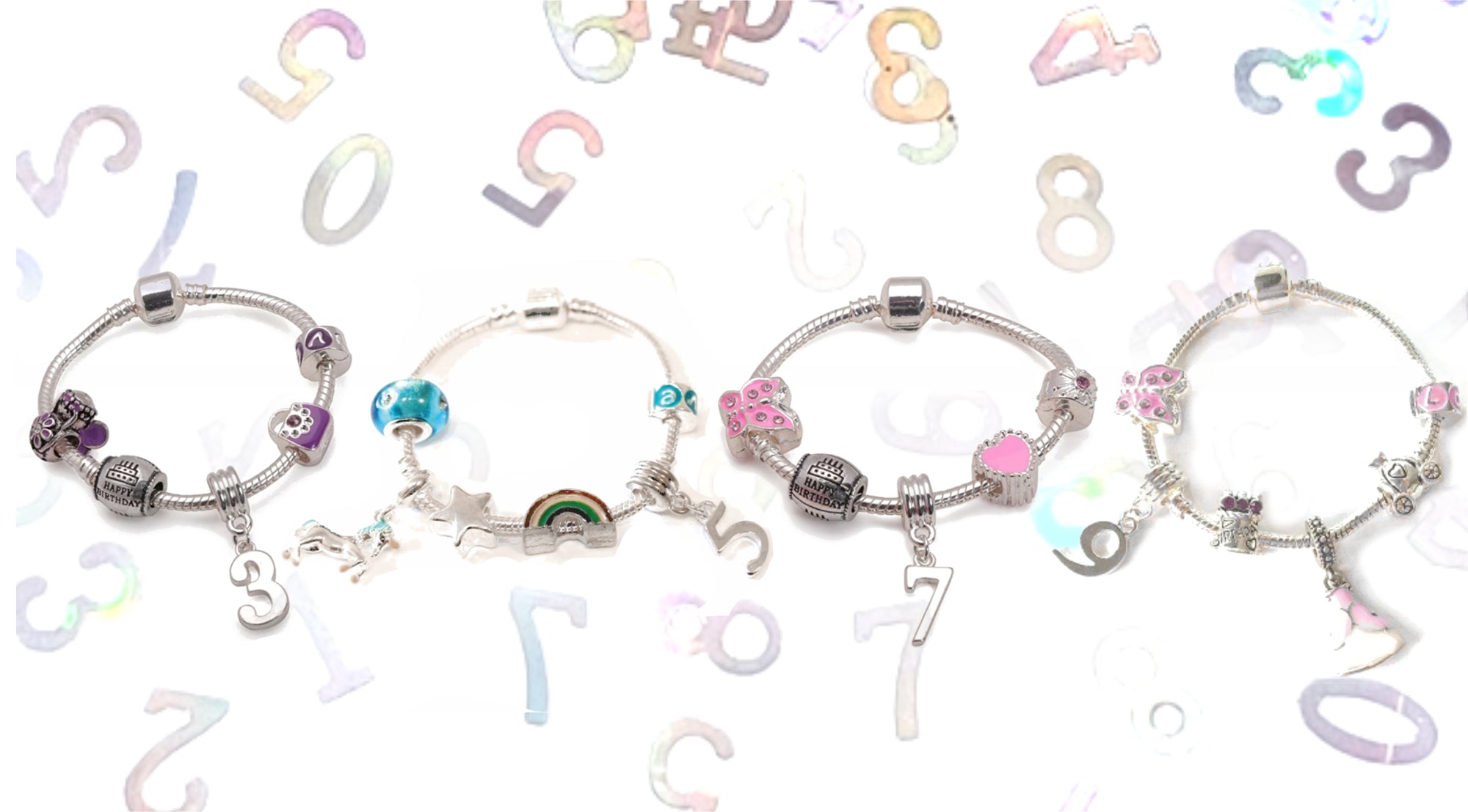 Charm Bracelets for Girls & Women