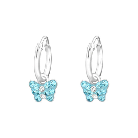Children's Sterling Silver 'January Birthstone' Stud Earrings