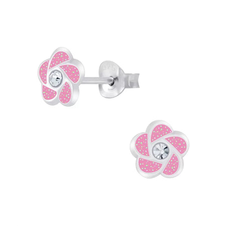 Children's Pink Easter 'Bunny Dream' Silver Plated Charm Bead Bracelet