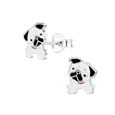 Children's Sterling Silver Hedgehog Stud Earrings