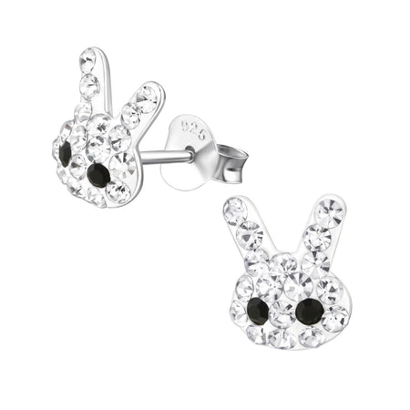 Children's Sterling Silver Dog Stud Earrings