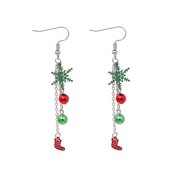 Adult's 'Christmas Party' Drop Earrings