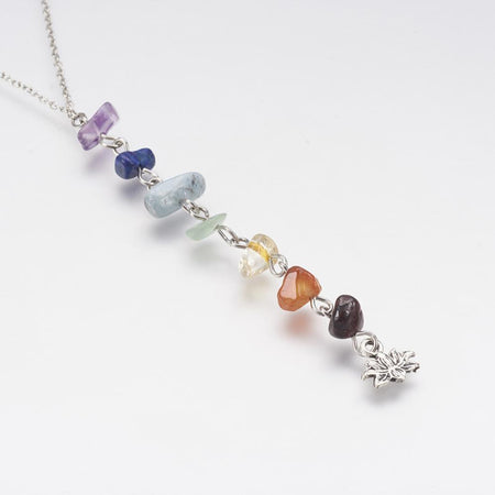 Children's Sterling Silver 'February Birthstone' Cross Necklace