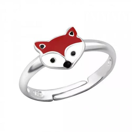 Children's Sterling Silver Adjustable Llama Ring