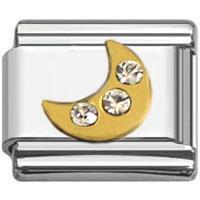 Stainless Steel 9mm Shiny Link with Yellow Tulips for Italian Charm Bracelet