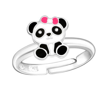 Children's Sterling Silver Adjustable Llama Ring