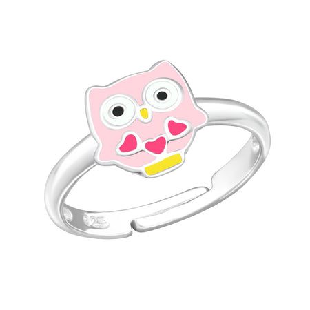 Children's Sterling Silver Adjustable Llama Ring