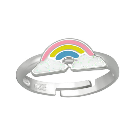 Children's Sterling Silver Adjustable Llama Ring