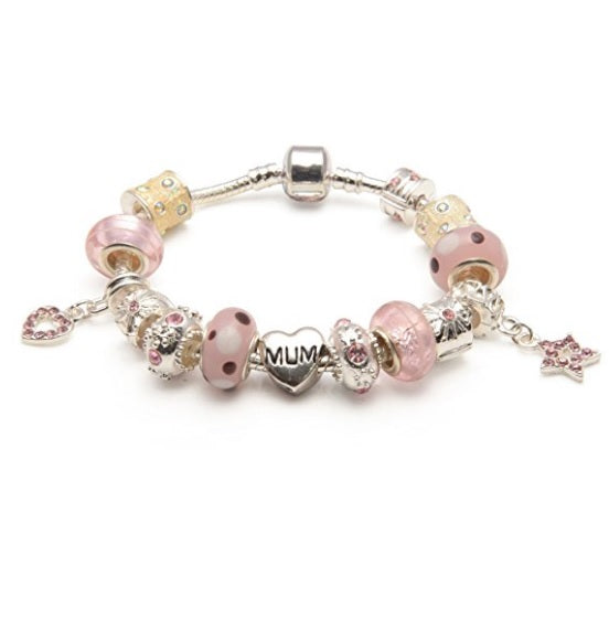 Pink Me Up Mum Bracelet or Mum Jewelry as Gifts For Mum