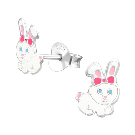 Children's Sterling Silver 'Sloth with Unicorn' Stud Earrings