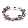 Purple Orchid Mum Bracelet or Mum Jewelry are great Gifts For Mum