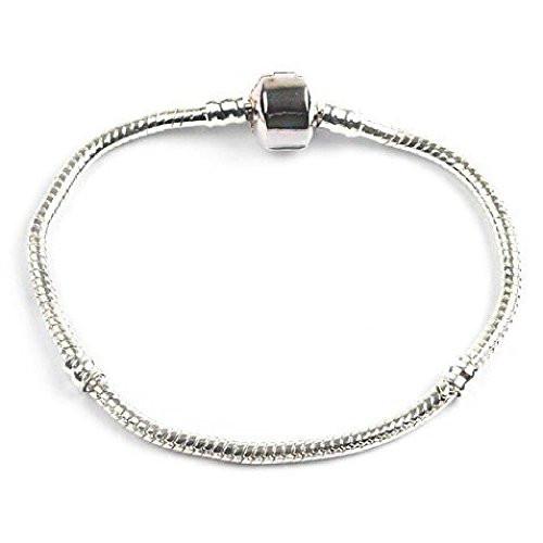 Plain Silver Bracelet With Clasp or Plain Bracelet For Charms