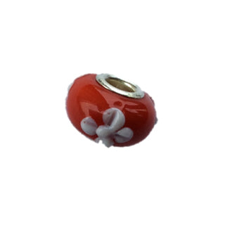 'Tahiti Flower' Bead With Silver Plated Core