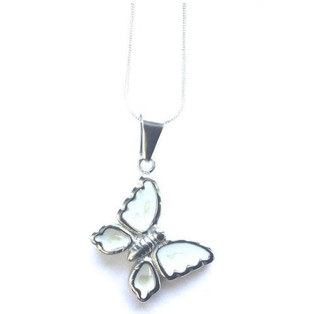 Children's Sterling Silver 'May Birthstone' Bow Necklace